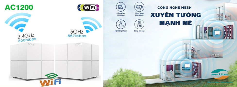 Home Wifi Viettel xuyên tường mạnh mẽ