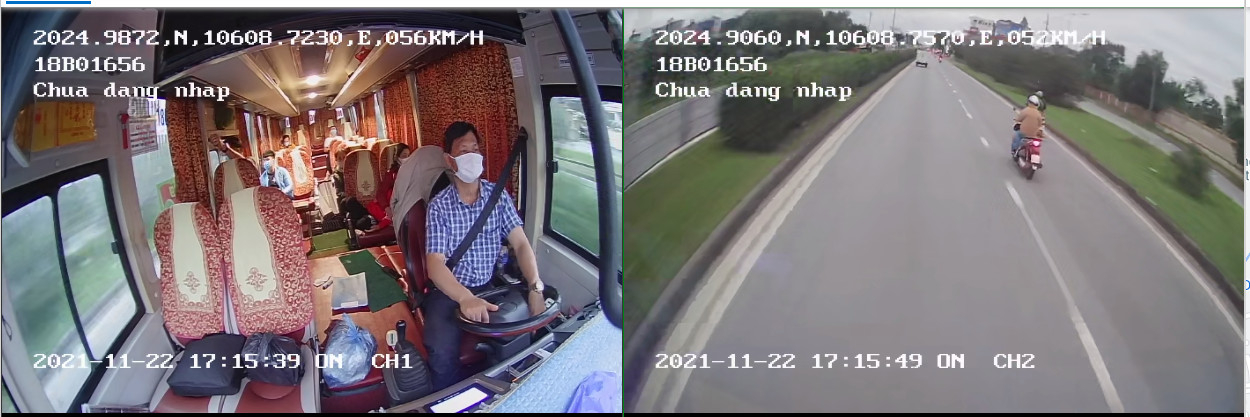 Gắn camera phải đảm bảo quan sát được người lái xe