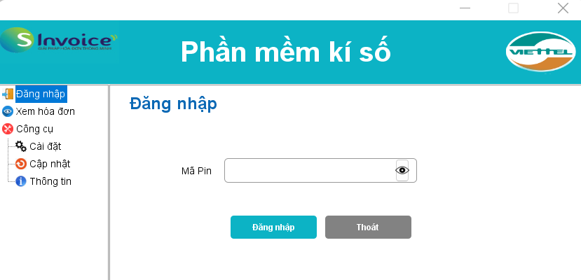 cài đặt Tool ký số