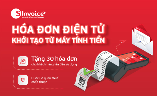 hóa đơn điện tử khởi tạo từ máy tính tiền